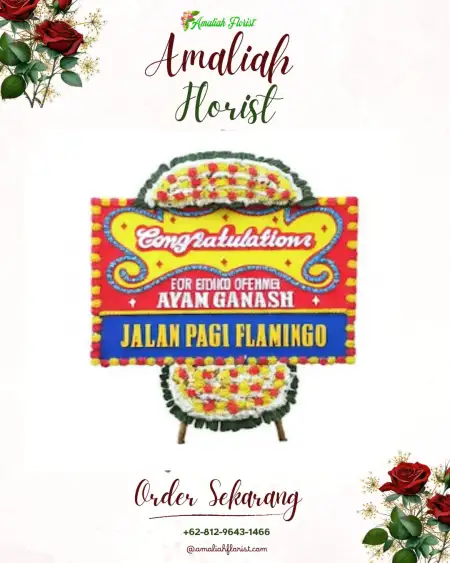 Sewa Papan Bunga Tampang
